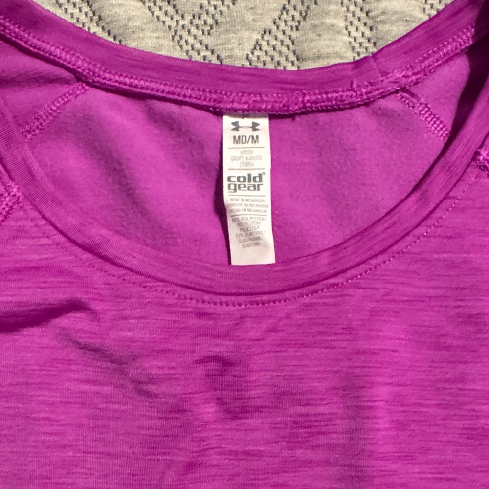 Under Armour Women's Long Sleeve Top in Vibrant Purple